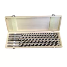   Fafúró klt. 6 db-os, 10-12-14-16-18-20×460mm, csavaros heggyel, hatszög befogás; fadobozban Extol Premium