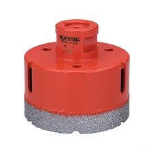 Körkivágó csempére, gyémánt vágóél; 68mm × M14, sarokcsiszolóba fogható Extol Premium