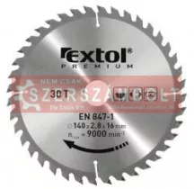   Körfűrészlap, keményfémlapkás, 185×20mm(lyuk átm), T36; 3,2mm lapkaszélesség, max. 7000 ford/perc Extol Premium