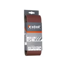 Csiszolószalag klt. 75×533mm 3 db P100 Extol Premium