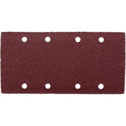 Csiszoló papír, 10 db-os, 93×185mm, P60, 8 lyuk, 8894003 csiszológéphez, tépőzáras Extol Premium