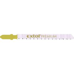Dekopírlap, 5db, Bosch befogás, HCS; 75×8×1,5mm, 2,5mm fogtáv, köszörült, fordított állású fogak, egyenes vágás, puhafához Extol Premium