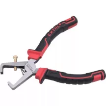   Blankoló fogó; 160mm, duál vörös/fekete TPR nyél, akasztós szerszámtartó Extol Premium