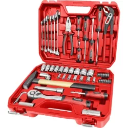 Szerszám és dugókulcs klt. 55db-os 1/2" racsnis Extol Premium