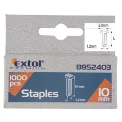 Szeg fejjel profi tűzőgéphez 1000db 10mm Extol Premium