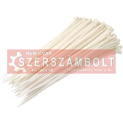 Kábelkötegelő 3,6x140mm 100db fehér nylon Extol Premium