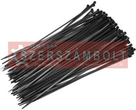 Kábelkötegelő 2,5×100mm 100db, fekete nylon; Extol