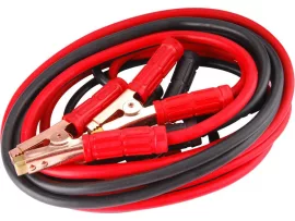 Indítókábel pár, csipesszel ("bika kábel") 800A, kábelhossz: 5m, átmérő: 14 mm, keresztmetszet: 50mm2, textil táskában, Extol Premium