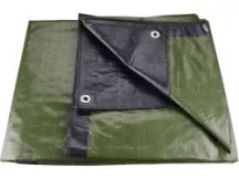   Takaróponyva, vízálló, de nem UV álló; 200g/nm, 8×12m PE, lefűző lyukakkal