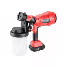   Akkus festékszóró gép, Share20V, 20V, Li-ion, 1db akku, 1db töltő, 2000 mAh, 700 ml/perc Extol Premium