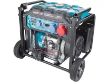   Benzinmotoros áramfejlesztő, 9 kVA, 400V/230V, inverteres, elektromos indítású HERON
