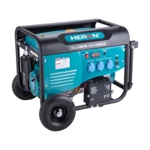   Benzinmotoros áramfejlesztő, max 5500 VA, egyfázisú, elektromos önindítóval Heron