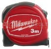 Mérőszalag 3m/16mm metrikus Slimline Milwaukee