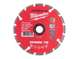 Gyémánt vágótárcsa szegmentált 76mm1,2x2,2x10 mm Milwaukee 