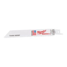   Szablyafűrészlap 150mm, 10-14TPI bimetál (fa, fém, műanyag) Milwaukee