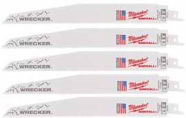 Szablyafűrészlap 230 mm x 7-10TPI bimetál Co (fém, fa) Milwaukee