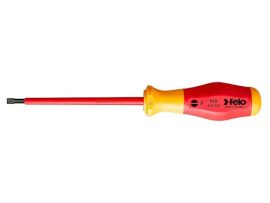 Szigetelt lapos csavarhúzó 2K markolattal 6,5x1,2x150mm Felo