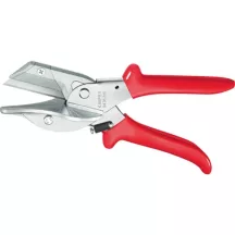   Gérvágó olló, műanyag és gumi lemezhez 215mm 45°/60°/75°/90°-os vágáshoz Knipex