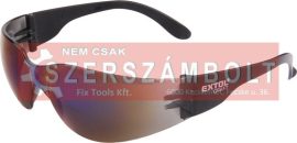 Védőszemüveg, kék, polikarbonát, CE, optikai osztály: 1, ütődés elleni védelmi osztály: F Extol Craft