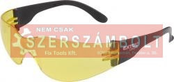 Védőszemüveg sárga polikarbonát CE optikai Extol Craft