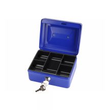   Pénzkazetta, 2db kulccsal, változó színekben, festett acél ; 200×160×90/0,8mm Extol Craft