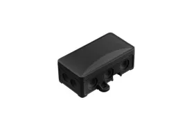 Falon kívüli kötődoboz, UV-álló, fekete 10 bevezetéssel 72x95x40mm, IP54 Falon kívüli kötődoboz, UV-álló, fekete 10 bevezetéssel 72x95x40mm, IP54