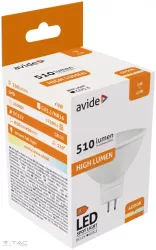 Avide LED Spot ALU+plastic 6W GU5.3 12V NW 4000K