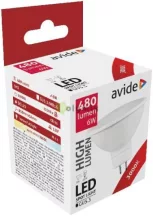 Avide LED Spot ALU+plastic 6W GU5.3 12V WW 3000K