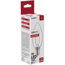 Avide LED Filament Candle 2.5W E14 WW 2700K