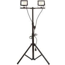   Avide LED Reflektor Slim SMD 2x30W NW 4000K 2 fej Tripoddal Opc. PIR