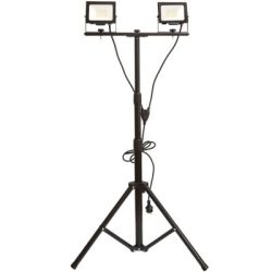 Avide LED Reflektor Slim SMD 2x30W NW 4000K 2 fej Tripoddal Opc. PIR