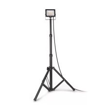   Avide LED Reflektor Slim Opc.PIR mozgásérzékelővel, SMD 30W természetes fehér 4000K 1 fej Tripoddal