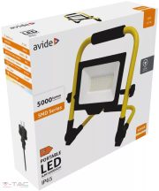 Avide LED Reflektor Slim SMD 50W állványos 1.5m cW 6400K