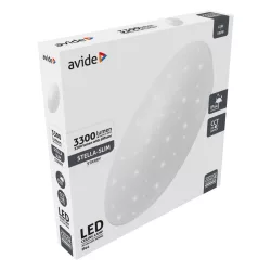 Avide LED Mennyezeti Lámpa IP44 Stella Slim 22W 380x65mm CCT 3000K 4000K 6400K 100lm/W távirányítóval Avide LED Mennyezeti Lámpa IP44 Stella Slim 22W 380x65mm CCT 3000K 4000K 6400K 100lm/W távirányítóval