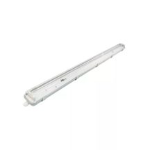   IP65 Por-és Páramentes Armatúra 2x120cm T8 LED Csőre Előkészítve (2x18W fénycső nem tartozék) Asalite Prémium