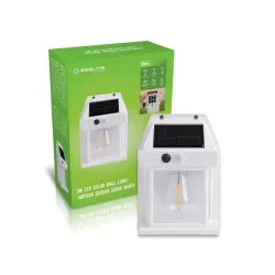 LED napelemes szolár kerti lámpa IP44 3W 3000K (100 lumen) Fehér + PIR Szenzor Asalite LED napelemes szolár kerti lámpa IP44 3W 3000K (100 lumen) Fehér + PIR Szenzor Asalite