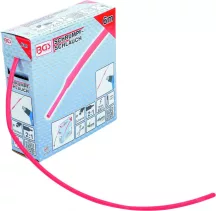 BGS technic Zsugortömlő, dobozban, piros, átm.:5mm, 166m
