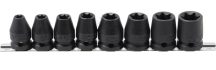   Levegős dugókulcskészlet, E-profil 12,5 mm (1/2") E10 - E24 8db-os BGS