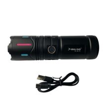   LED zseblámpa multifunkciós 5 világítási mód,USB,Type-C