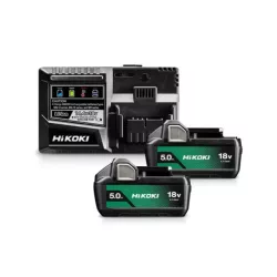 Hikoki 18V-5Ah akkucsomag,2 db BSL1850MA akku+UC18YSL3 töltő Hikoki 18V-5Ah akkucsomag,2 db BSL1850MA akku+UC18YSL3 töltő