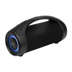 Hordozható bluetooth kihangosító, 2x25W, sztereó, vízálló Boombox