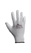 Szerelőkesztyű Pu mártott fehér C22/W 8-as