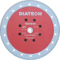 Gránit vágó- és csiszolótárcsa 230mm, M14 sarokcsiszolóhoz flanssal