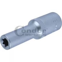   E-profilú extra hosszú dugókulcs E10, 1/2" 150mm Condor