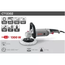 Polírozó gép 1300W 180mm Crown