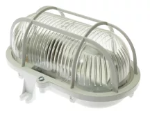   Hajólámpa műanyag hálóval és búrával UV-álló 60W,IP44