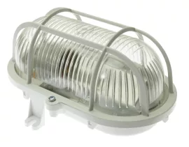 Hajólámpa műanyag hálóval és búrával UV-álló 60W,IP44 Hajólámpa műanyag hálóval és búrával UV-álló 60W,IP44