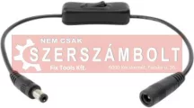 DC kapcsoló csatlakozókkal 12V 2xkb 15cm kábel
