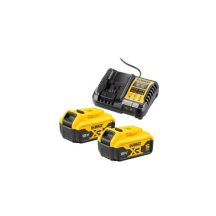   DCB1104P2-XJ XR 10.8-18V akkumulátor töltő + 2db DCB184-XJ akku Dewalt