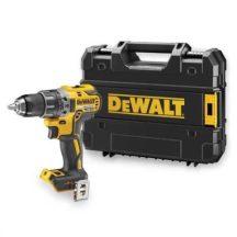   DeWalt akkus fúrócsavarozó tokmányos 18V, 27-70 Nm, Szénkefementes, Akku és töltő nélkül, kofferben